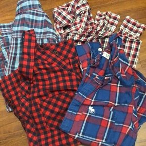 4 long sleeve plaids. Plus AF long sleeve tshirt